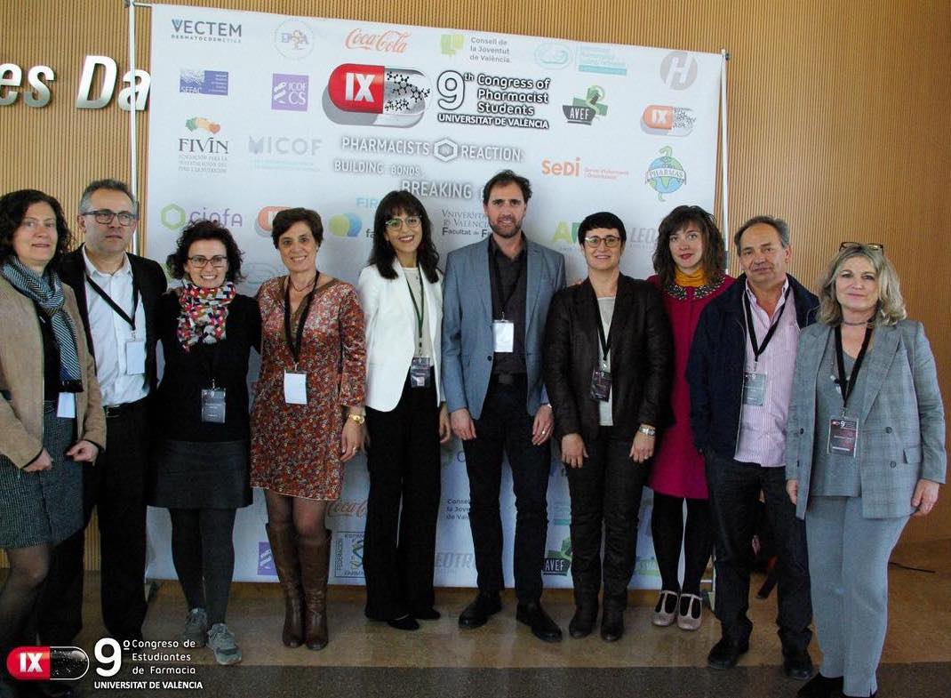 photocall congreso estudiantes farmacia valencia 2019